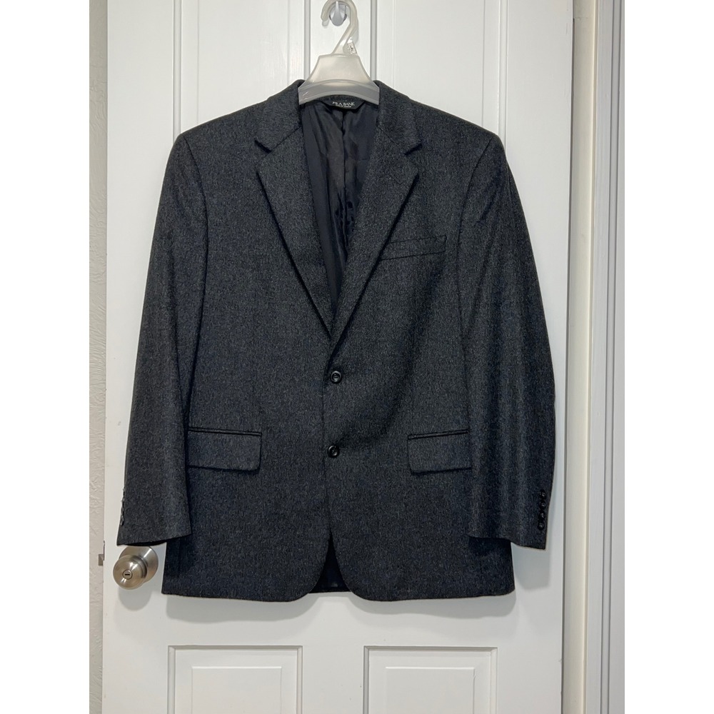 Jos A Bank 100% Cashmere Sportcoat Blazer Charcoal Gray 41R SC71137 Mens